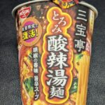 ファミリーマート 日清 三宝亭 とろみ酸辣湯麺