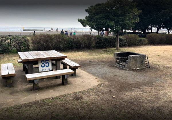 城南島海浜公園 キャンプ場